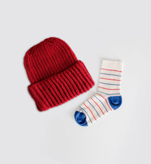 Beanie red cycle